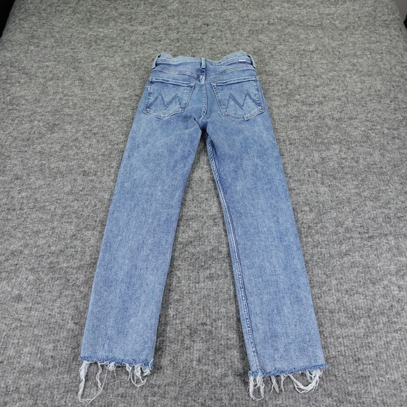 Mother Jeans‎ Womens 26 The Tomcat Ankle Fray Mid Rise Denim Raw Hem On The Road - Picture 2 of 16